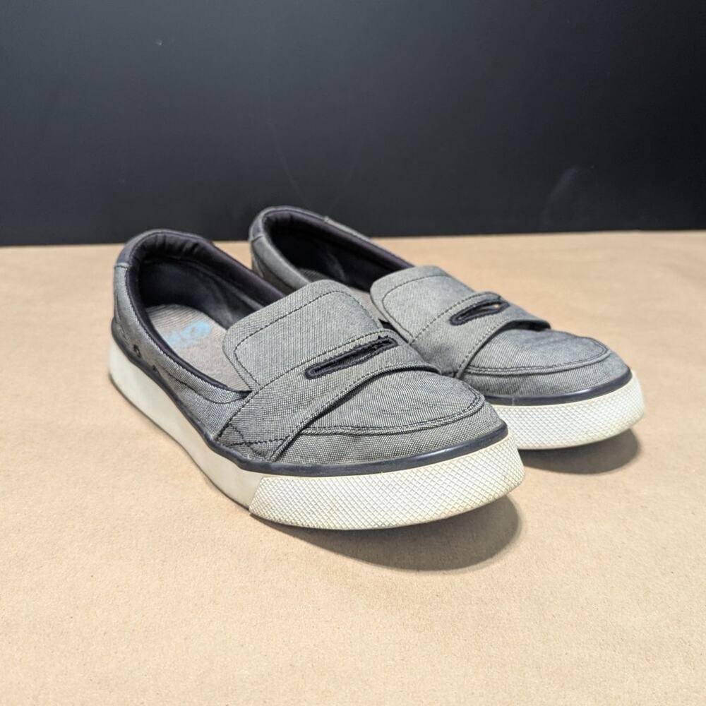 Nike 6.0 Balsa Loafers SB Sneakers Slip On Shoes Canvas Gray Womens 9 Skateboard